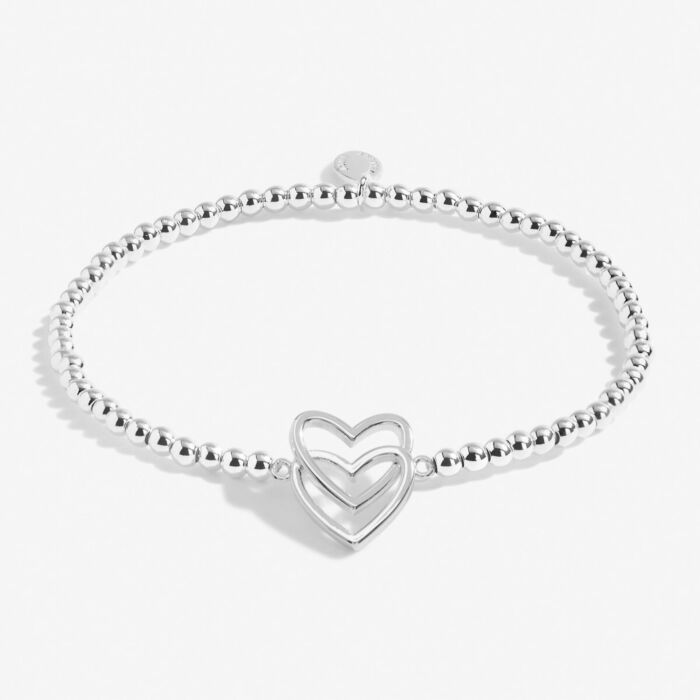 Joma Jewellery A Little 'Happy Birthday' Bracelet In Silver Plating And Gold Plating